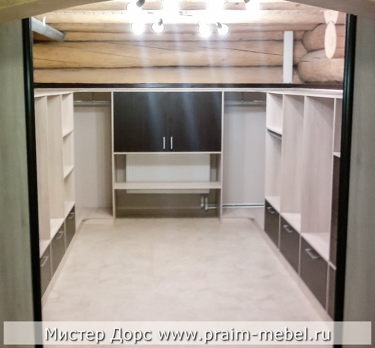 Гардеробная по индивидуальным размерам покупателя - (проект: 8791 ...