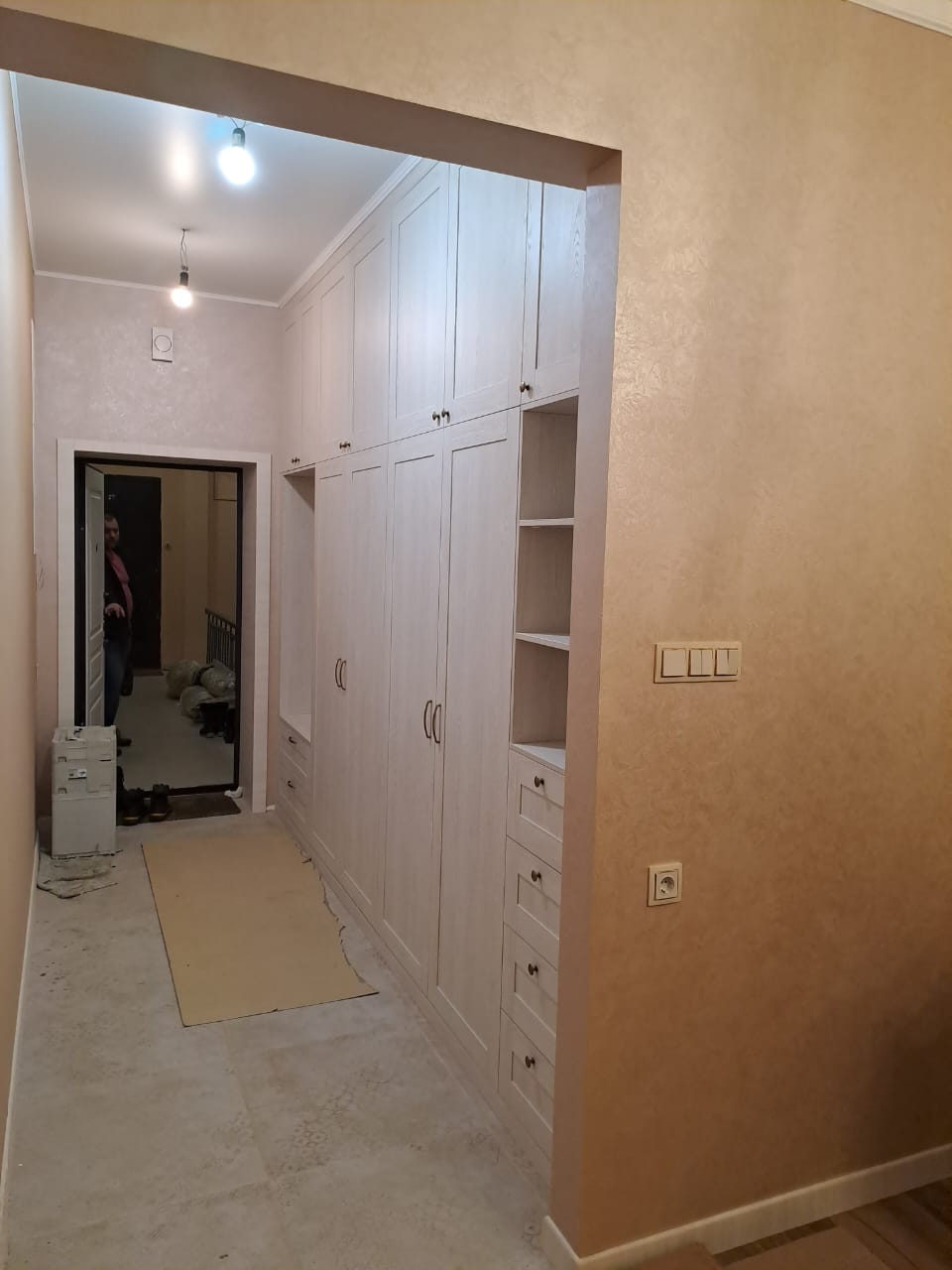 Встроенные шкафы в прихожую (пр. Мира) - (проект: 16463) - мебель Mr ...