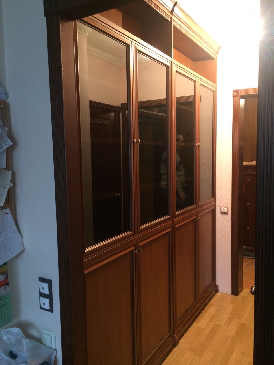 Шкаф библиотека из серии CLASSICS - (проект: 8554) - мебель Mr.Doors по ...