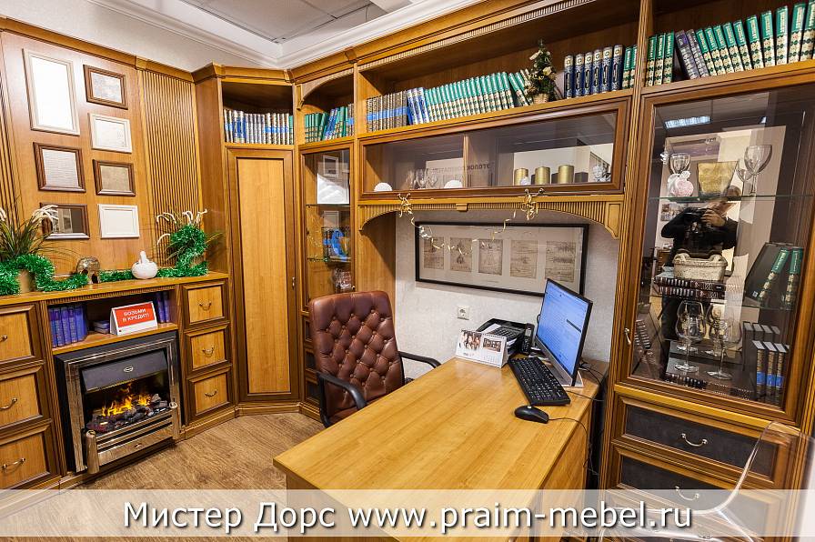 Классическая мебель для домашнего кабинета