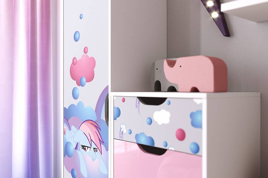 Подростковая "My Little Pony", Радуга Дэш (арт. 034)