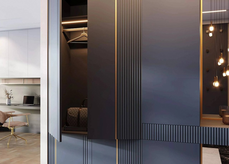 Проект-решение Прихожая, коллекция Санториос Парт М‑Л (SUNTORY PART M-L)