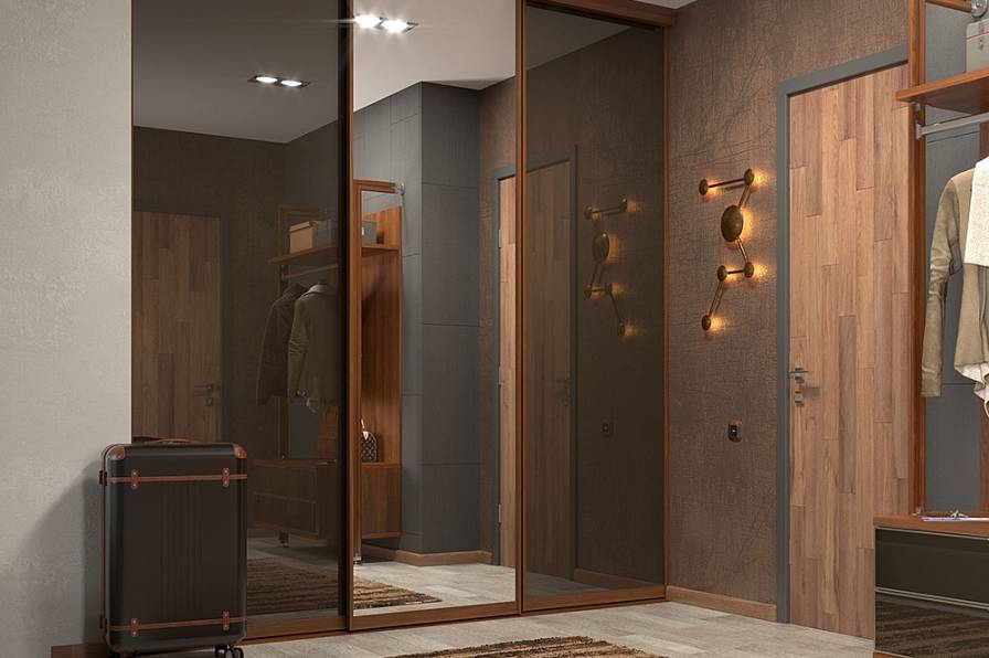 Шкаф-купе, коллекция "Visio-T" (арт. 077)